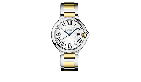 Amazon.com: Cartier Ballon Bleu W2BB0012 - Reloj automático unisex con  esfera plateada : Ropa, Zapatos y Joyería
