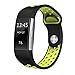 SWEES Silicone Sport Bands Compatible Fitbit Charge 2, Breathable Sport Replacement Bands Air Holes Small & Large (5.7