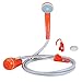 Portable Camping Shower,Acetek Upgraded USB Rechargeable Battery Powered Outdoor Handheld Shower with 2200mAh Battery Pack, 200cm Hose Shower Head for Outdoor Backpacking Travel, Camping, Hiking,Garde