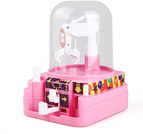 XMAKER The Claw Toy Grabber Machine Candy Crane - Electronic Claw Game (Pink)