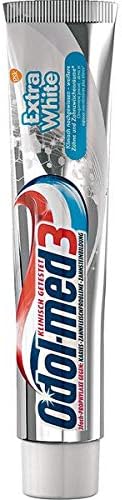 Odol-Med3 Extra White Toothpaste -1ct/75ml - Made in Germany