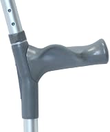 NRS Healthcare Double Adjustable Crutches with Comfy Handle Regular Pair view 3
