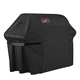 VicTsing Grill Cover, 64-Inch Waterproof BBQ Cover, 600D Heavy Duty Gas Grill Cover for weber,Brinkmann, Char Broil, Holland and Jenn Air(UV & Dust & Water Resistant, Weather Resistant, Rip Resistant)