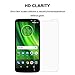 MP-MALL [3-PACK] Screen Protector For Motorola Moto G6 Play [Tempered Glass] [Case Friendly