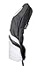 Majek Retro Golf Headcover Gray Black and White Vintage Leather Style 1 Driver Head Cover Fits 460cc Drivers