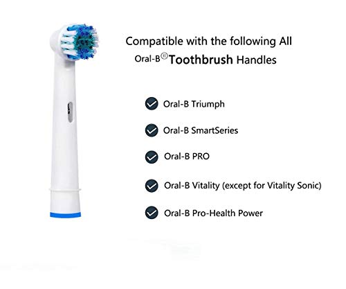 Genkent Replacement Toothbrush Heads Compatible with Oral b Electric Toothbrush (12)