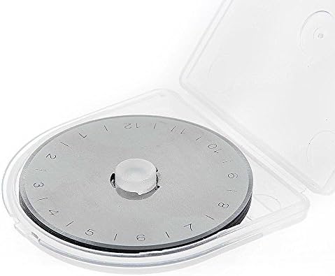 GTGEveryday 45mm Rotary Cutter Blades (10 PACK) - Fits Fiskars, Olfa, Clover, and More - Replacement Blade Set, SKS-7 Japanese Steel