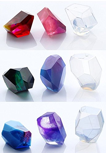 3 Styles DIY Resin Diamond Jewelry Casting Molds, Silicone Mold Kit, Liquid Resin Craft Molds