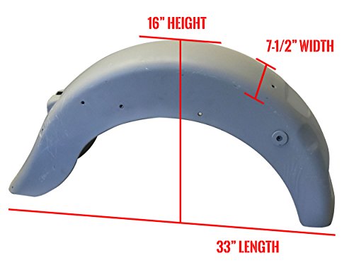Rear Fender with Taillight Mount for Harley-Davidson