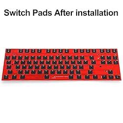 RunJRX Eva Keyboard PCB Foam 87 Layout, Poron