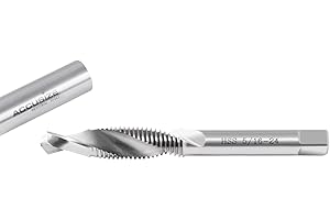 Accusize Industrial Tools 5/16-24Nf H.S.S. Combined Tap and Drill, 3 Inch Oal, 1-1/8 Inch Thread Length, 11/16 Inch Drill Len