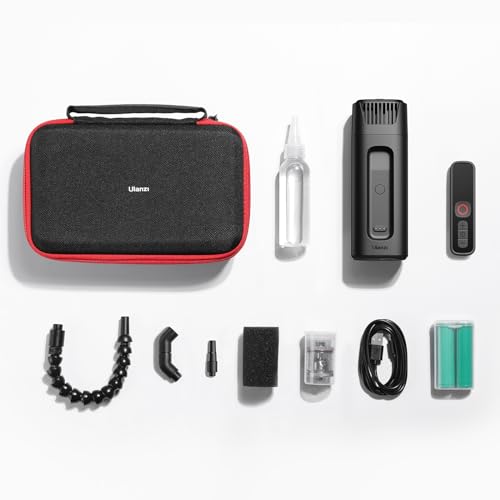 ULANZI FM01 FILMOG Ace Portable Fog Machine Battery Powered, Portable Smoke Machine Handheld Fog Machine w Remote Control Fogger for Photography, Outdoor Events, Parties, Stage Effects, Wedding