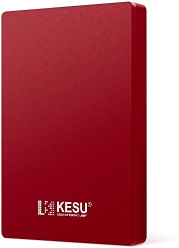 2.5" 160GB Portable External Hard Drive USB3.0 SATA HDD Storage for PC, Mac, Desktop, Laptop, MacBook, Chromebook, Xbox One, Xbox 360, PS4, PS4 Pro, PS4 Slim (Red)