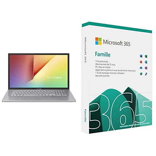 ASUS Vivobook S S712JA-BX337T PC Portable 17" HD + (I3 1005G1, RAM 8G, 512G SSD PCIE, Microsoft 365 Famille | Box