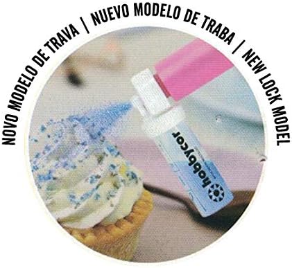 Hobbycor Manual Airbrush for Decorating Cakes Cupcakes and Desserts - Original, Pink - Image 3