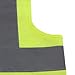 TR Industrial Neon Yellow Safety Vest, Front Zipper Knitted, 2-Pocket, OSHA Approved, Size Large