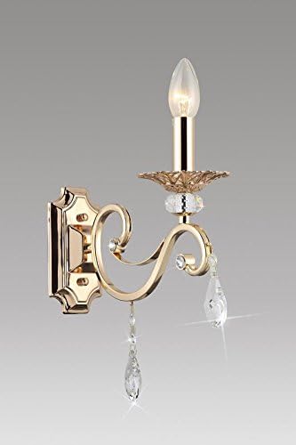 The Light Studio Golden Wall Light with 1 Lights