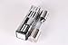 Infinity Lifestyle - Stainless Steel Salt and Pepper Grinder Set, with With Long Lasting Ceramic Grinder Mechanism. Ceramic Grinder,