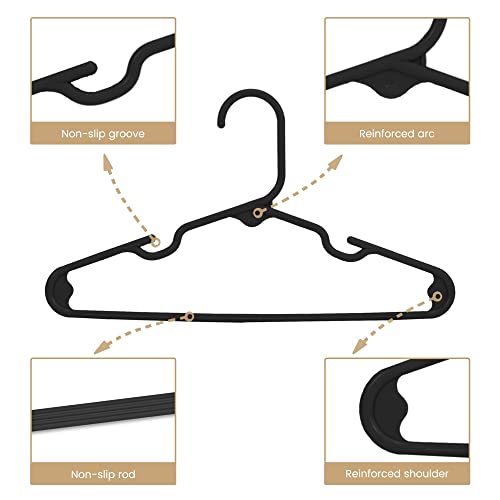 HOUSE DAY Kids Hangers 40 Pack, Premium Baby Hangers for Closet, Slim