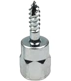 Simpson Strong-Tie Zn25112 Nailon Pin Drive Anchor – 1/4 Inch X 1-1/2 Inch, Mushroom Head, Carbon Steel Pin, Nylon Shell, 100 Per Box, Light-Duty Applications