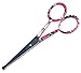 Grooming Scissors with Premium Stainless Steel Sharp Blades and Rounded Tips (Pink Camouflage)