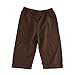 Babysoy Baby Boys' Slip-On-Pant - Brown - 3-6 Months