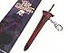 Fate Stay Night Excalibur Sword of Victory Keychain Pendant 17cm Metal Black B#