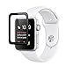 Apple Watch Series 2 Screen Protector 42MM Tempered Glass, 3D Full Coverage Glass for Series 1/2/Apple Watch Nike+, VIFLYKOO Curved Edge Surface Scratch Proof HD Ultra Clear Glass for iWatch