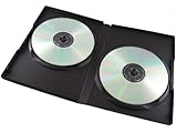 100 Pack 14mm Black Standard Double DVD Case