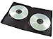 100 Pack 14mm Black Standard Double DVD Case