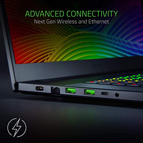 Razer Blade Pro 17 Gaming Laptop 2019 - Intel Core i7- 9750H 6 Core, GeForce RTX 2060, 17.3" FHD 1080P 144Hz, 16GB RAM, 512GB SSD, CNC Aluminum, Chroma RGB Lighting, Thunderbolt 3 Compatible (Renewed)