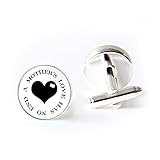 Round Cufflink Set A Mother'S Love Has No End Round
