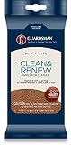 Guardsman Clean & Renew Leather Wipes - 20 Count - Removes Dirt & Grime, Great For Leather Furniture & Car Interiors - 470200