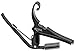Kyser Quick-Change Guitar Capo for 6-string acoustic guitars, Black Chrome, KG6BCA