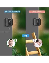 LANMU Adaptador de corriente y soporte de pared para cámara de seguridad Blink XT