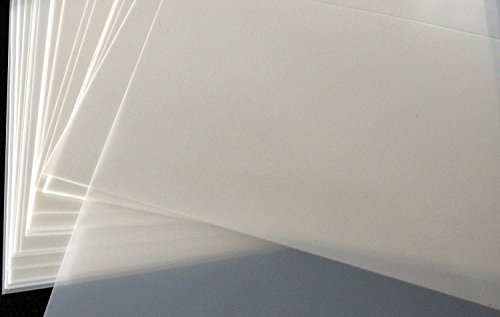 Stencil Sheets - 18"x12" Mylar Stencil Blank Material in 10 Mil (250 Micron) Thickness