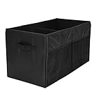 MaidMAX Trunk Organizer for Car with Two Handles and Side-Pockets, Collapsible Storage Container with Two Large Compartments for SUV Vehicle Auto Cargo Groceries, Large, 25.5''×13.5''×13''