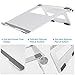 Adjustable Laptop Stand，Portable Laptop Stand, Multi-Angle Aluminum Notebook Computer Stand Compatible with Apple MacBook, Air, Pro, Dell XPS, HP, Samsung, Lenovo, More Laptops up to 17″(silver01)thumb 3