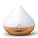 Essential Oil Diffuser 300ml Anjou Aromatherapy Diffuser, Ultrasonic Cool Mist Humidifier for Office, Home Decor Gift, Up to 8H Use, Waterless Auto Shut-Off, 7 Color LED Lights, Wood Grain, BPA-Free