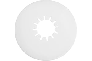 XIMOON 5th Wheel Lube Plate, 5th Wheel Hitch, 10-Inch Diameter Fifth Wheel Lube Plate, White