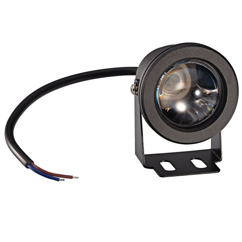 GOESWELL Underwater Light LED Waterproof Flood Light with Remote Control 10w DC12v RGB 16Colors Outdoor Garden Spotlight Landscape Fountain Pond Light Submersible