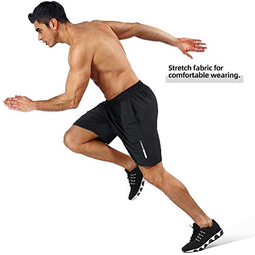 BENNALD Shorts heren sport sportbroek heren korte joggingbroek korte broek trainingsbroek mannen sneldrogende loopbroek… - Image 3