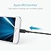 Anker Powerline II Lightning Cable,Apple MFi Certified,USB Charging/Sync Lightning Cord Compatible with iPhone 11 Series/SE/Xs/XR,and More(6FT,Black)