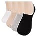 3 to 4 Pairs Mens Thick Pile Sports Golf No Show Low Cut Liner Fake Socks Non Slip
