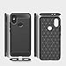 MYLB Xiaomi Mi 6X case/Xiaomi Mi A2 case,with Xiaomi Mi 6X /Xiaomi Mi A2 Screen Protector. (3 in 1)[Scratch Resistant Anti-Fall] Fashion Soft TPU Shockproof Case (Black)