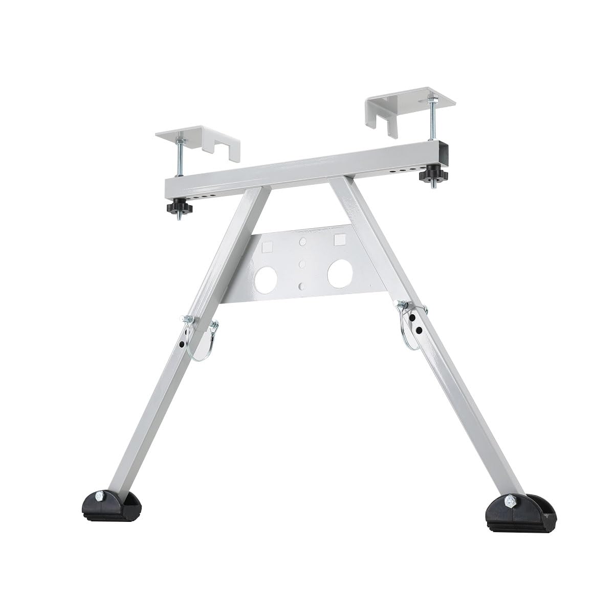 Lfhelper Ladder Standoff Stabiliser, Roof Ladder Hook Kit, 150 kg/ 330 lbs Load Support, Extension Ladders Stand Off, Adjustable Width & Height, for Roof Maintenance, Painting, Gutter Cleaning