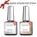 Modelones Nail Art Foil Glue Gel with Starry Sky Star Foil Stickers Set Nail Transfer Tips Manicure Art DIY 15ML, 10PCS Flame Nail Stickers, holographic,Gift Base&Top Coat,UV LED Lamp Required.