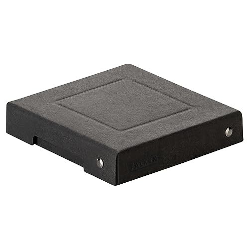 Original Falken PureBox Black Made in Germany 25 mm High 120 x 120 mm Storage Box with Lid Made of Sturdy Recycled Cardboard Blue Angel Vegan Gift Box Transport Box All-purpose Box