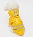 TOPSUNG Dog Raincoat Pet Poncho with Hood Waterproof Rain Coat Jacket for Small Dogs
