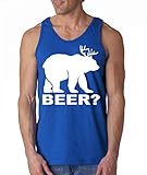 Shop4Ever® Beer Deer Bear Men's Tank Top Funny shirts
